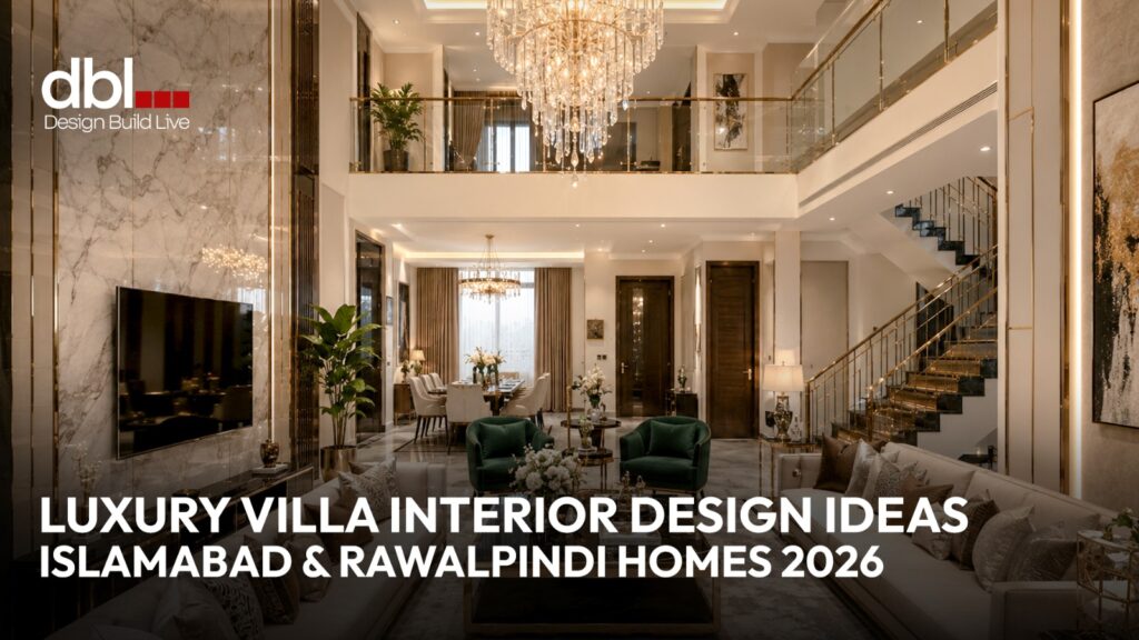 Luxury Villa Interior Design Ideas Islamabad & Rawalpindi Homes 2026