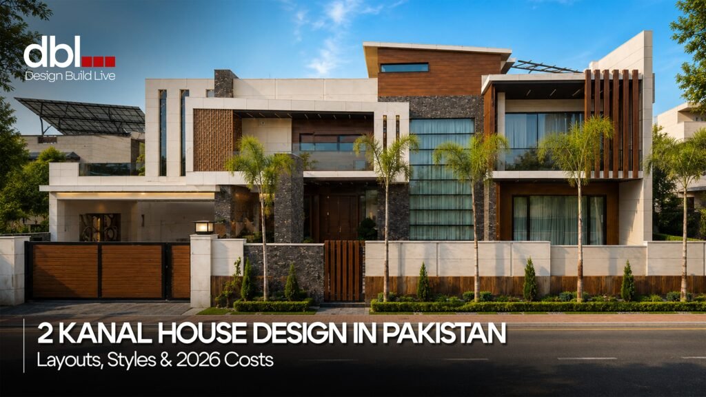 2 Kanal House Design in Pakistan: Layouts, Styles & 2026 Costs
