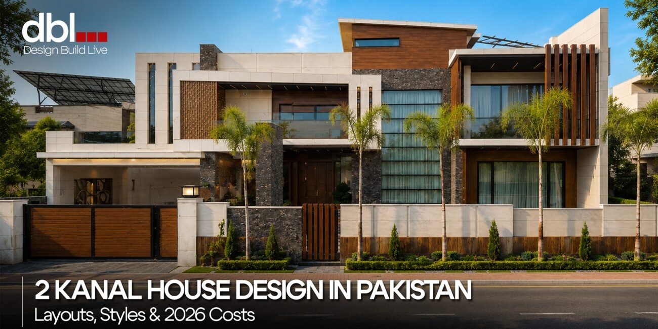 2 Kanal House Design in Pakistan: Layouts, Styles & 2026 Costs